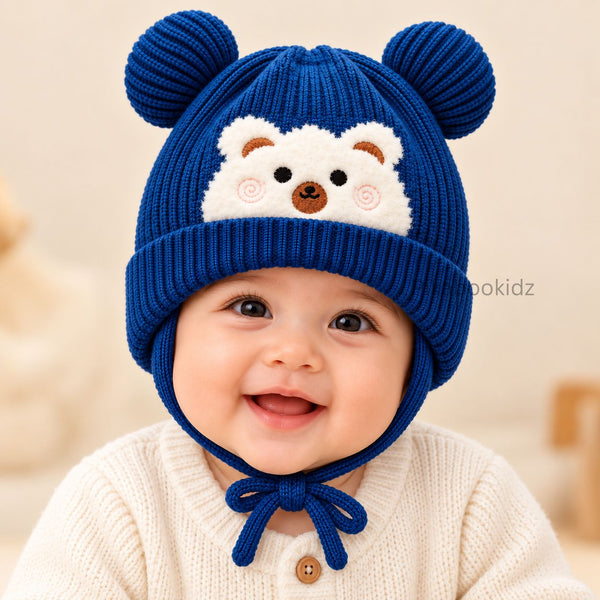 Woollen Baby Cap | Pikaboo Kidz - alt view