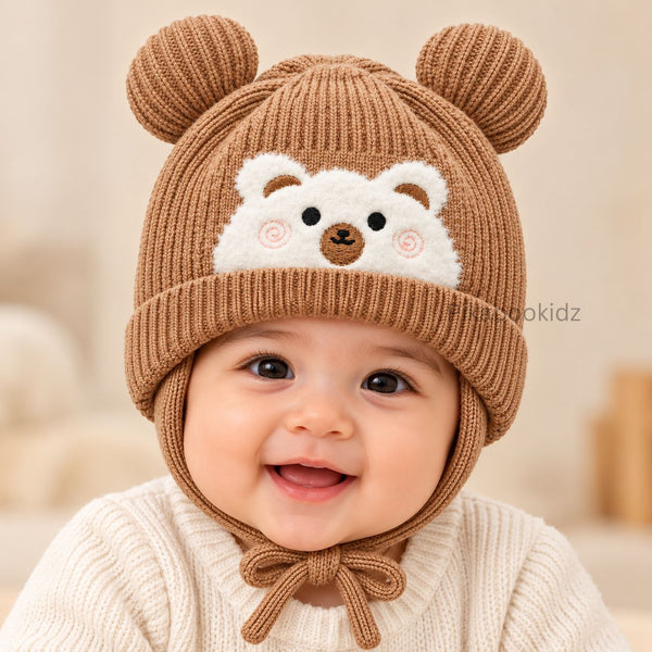 Woollen Baby Cap | Pikaboo Kidz - alt view