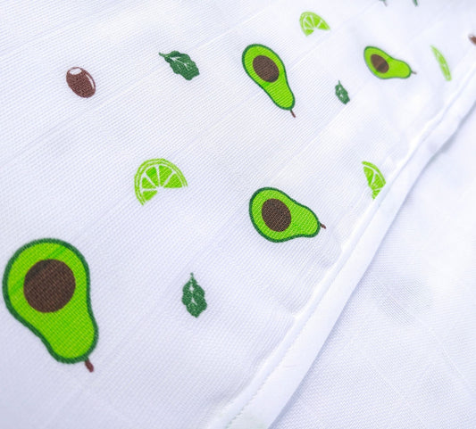 Muslin Hooded Towel – Avacado