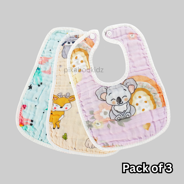 Muslin Bibs Combo