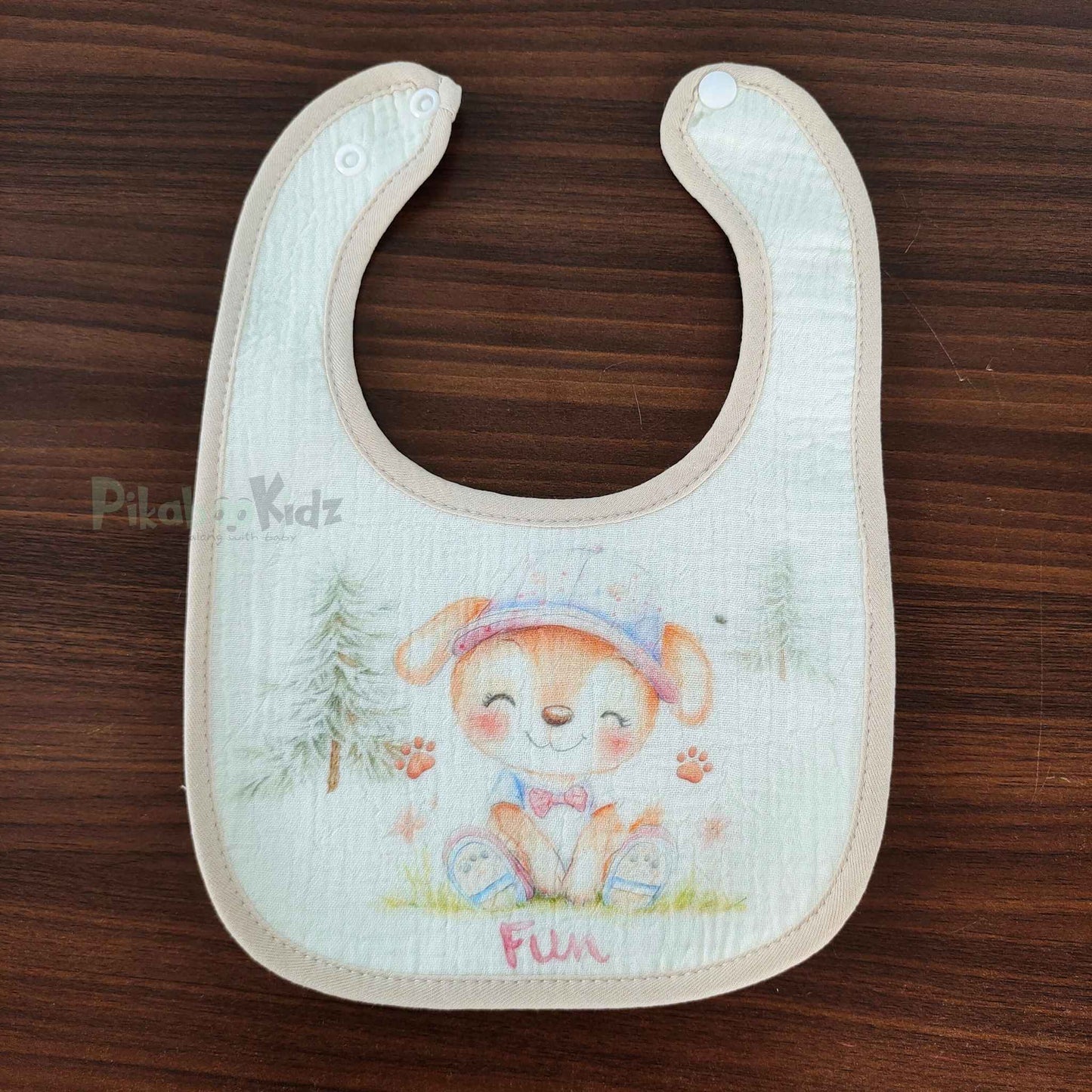 Muslin Bibs Combo Pack of 6 (Assorted)