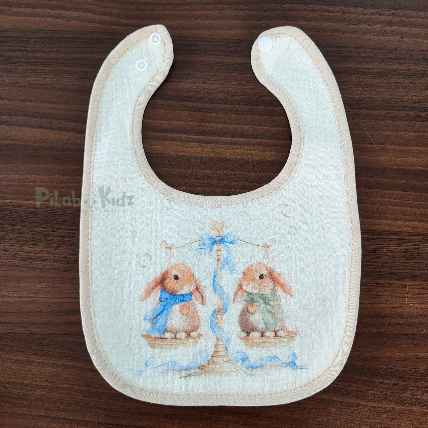 Muslin Bibs Combo Pack of 6 (Assorted)