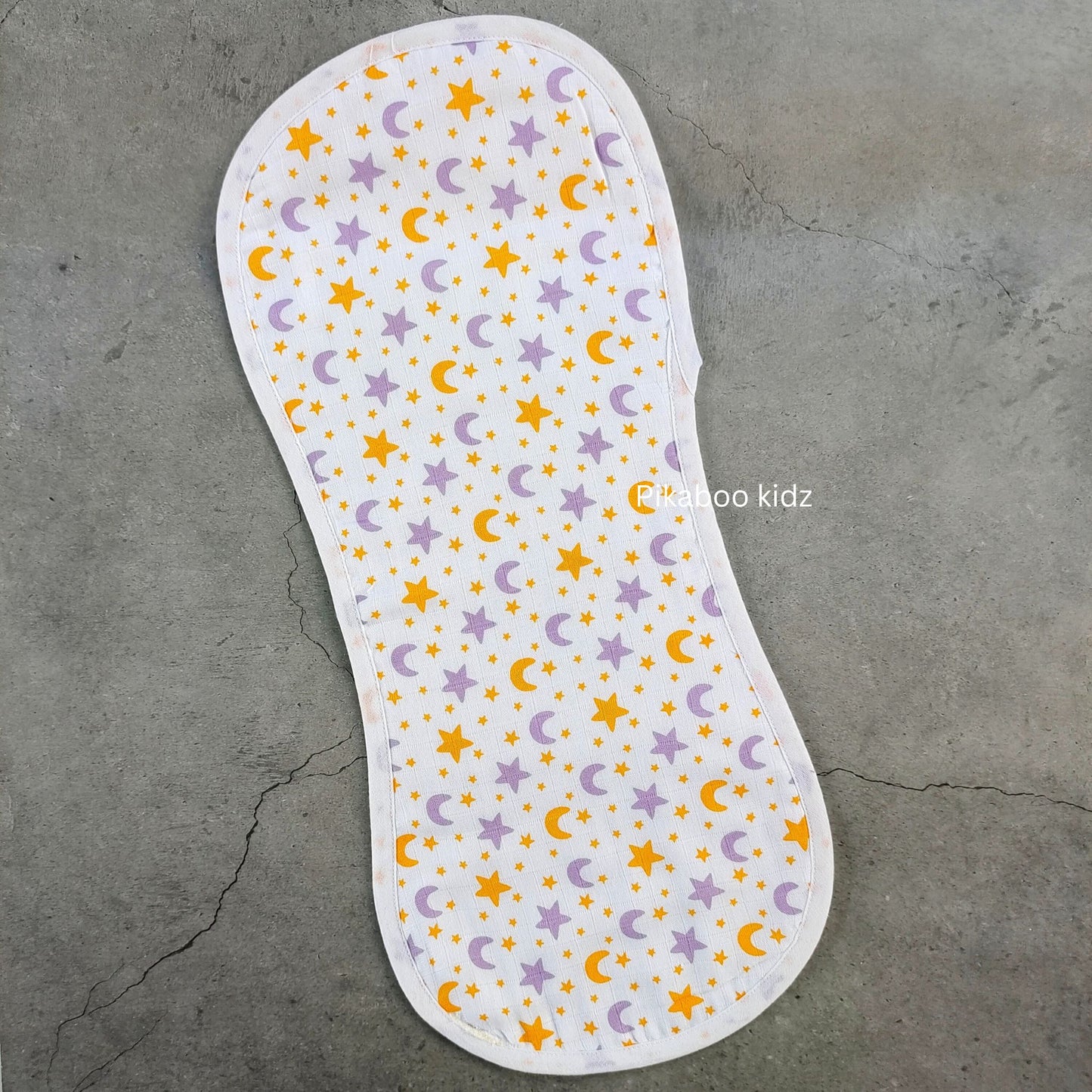 Muslin Burp Cloth – Star and moon