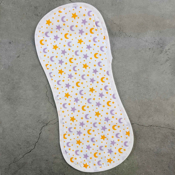 Muslin Burp Cloth – Star and moon