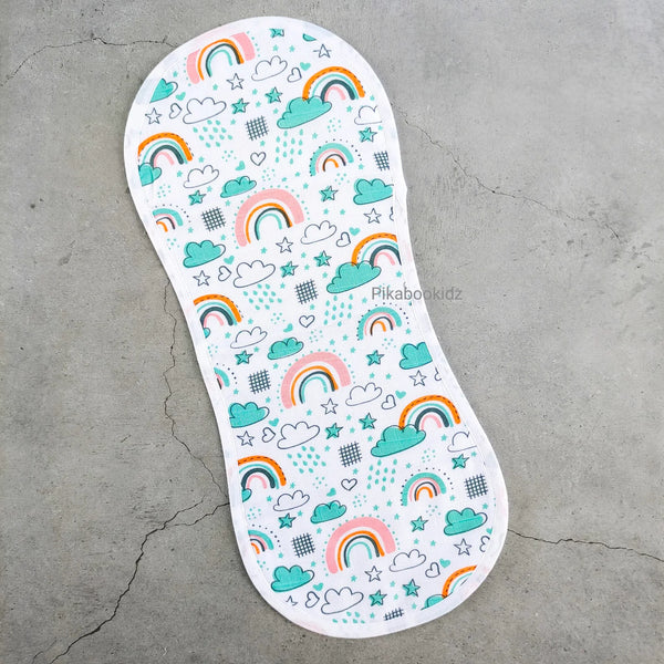 Muslin Burp Cloth – Rainbows