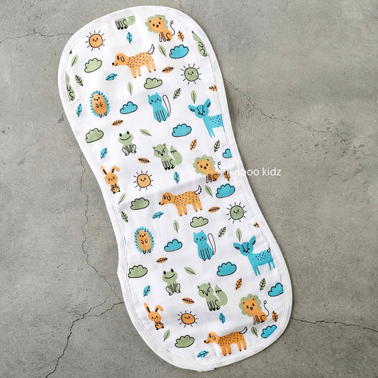 Muslin Burp Cloth – Sun & Animals
