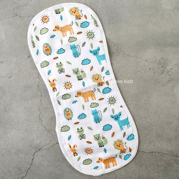 Muslin Burp Cloth – Sun & Animals