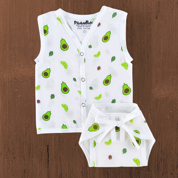 Button Jabla & Nappy set – Avacado