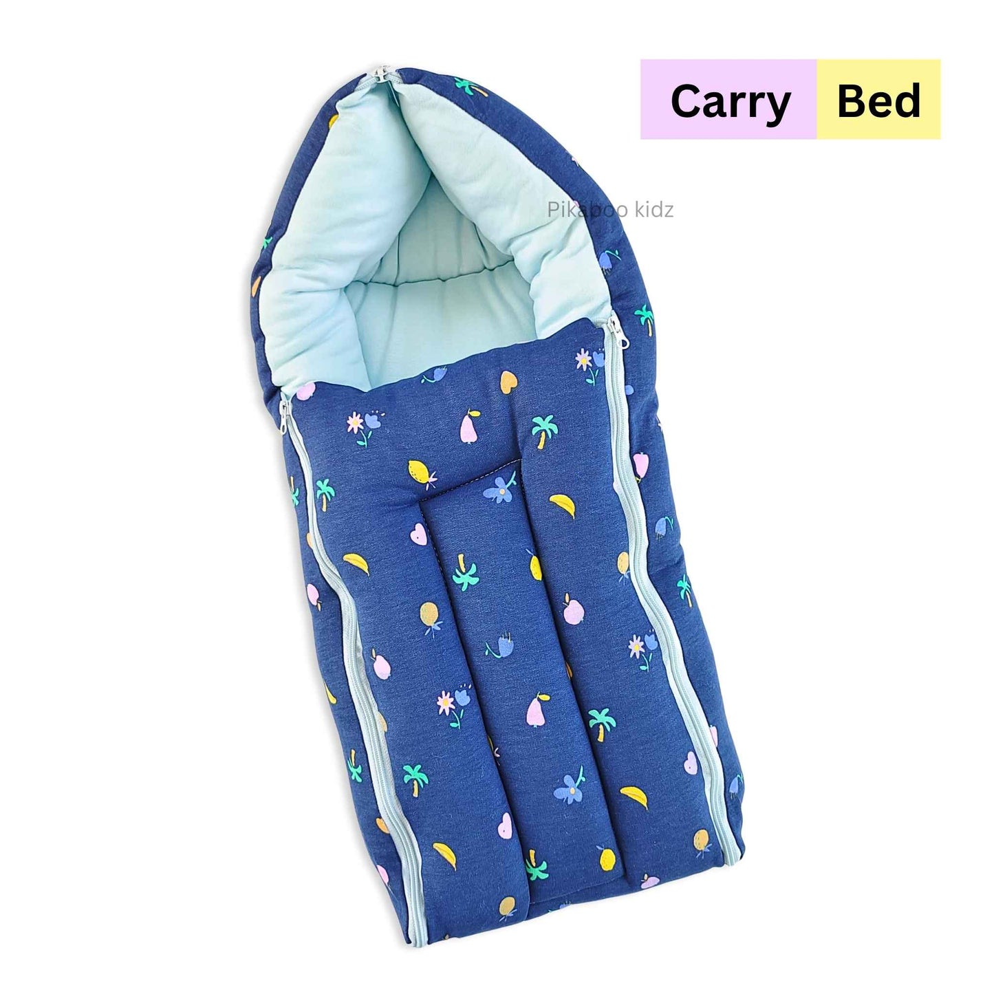 Cotton Carry Bed – Navy Blue