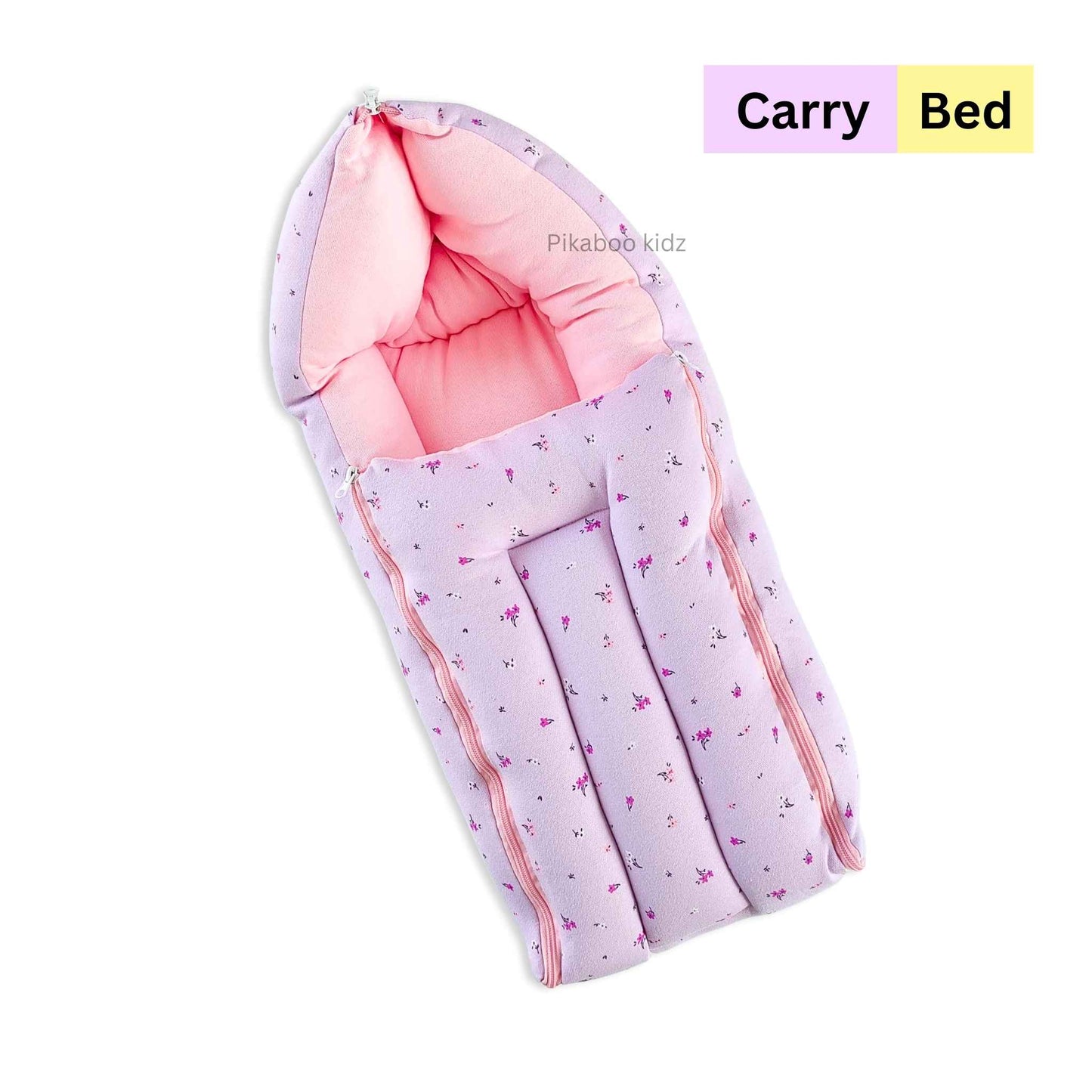 Cotton Carry Bed – Tiny flowers