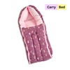 Cotton Carry Bed – Burgundy
