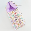 Cotton Carry Bed – Animals in Purple