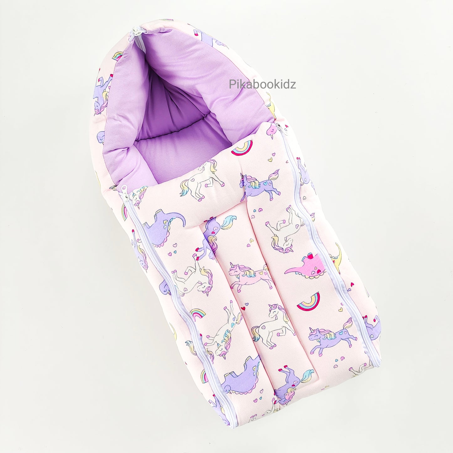 Cotton Carry Bed – Purple Unicorn