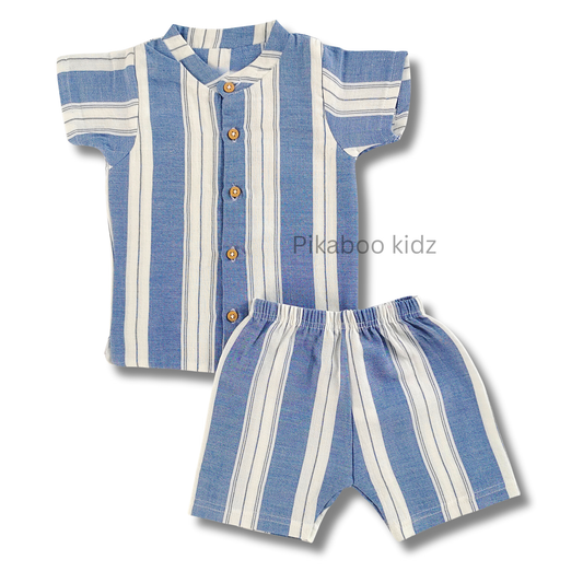 Muslin Sleeve Collar Coords 12-18 M (4)