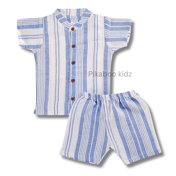Muslin Sleeve Collar Coords 9-12M (3)