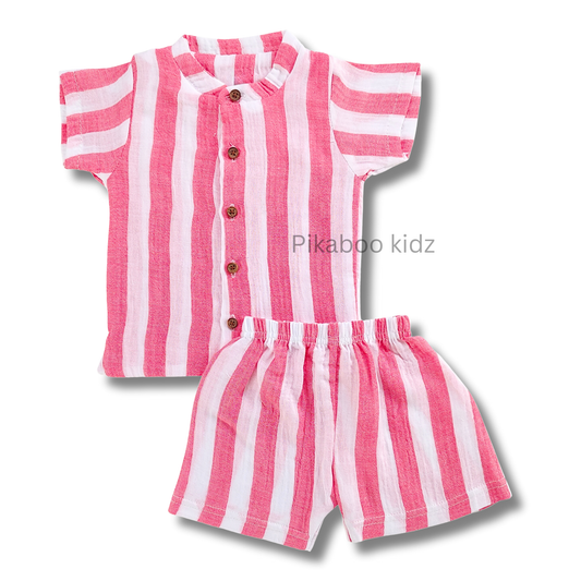 Muslin Sleeve Collar Coords 6-9M (5)
