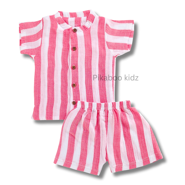 Muslin Sleeve Collar Coords 9-12M (2)