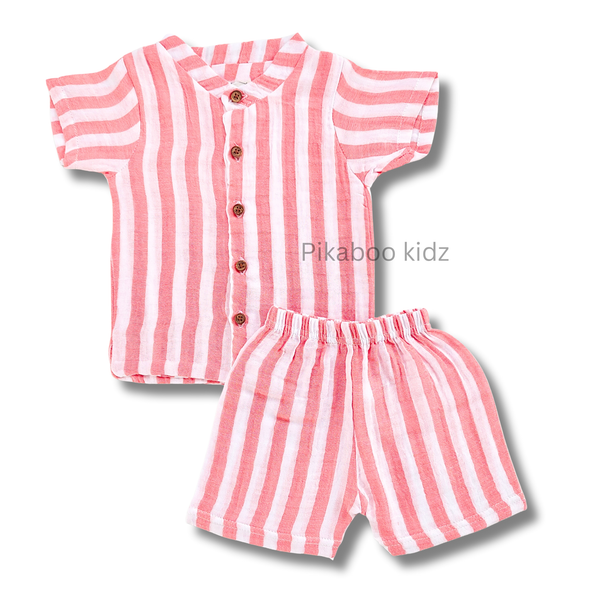 Muslin Sleeve Collar Coords 6-9M (7)