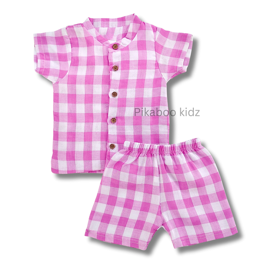 Muslin Sleeve Collar Coords 12-18 M (5)