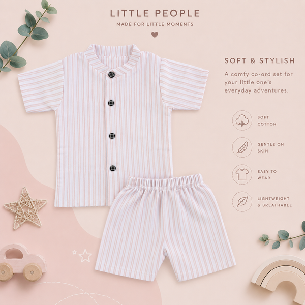 Muslin mandarin Collar Coords - alt view