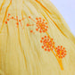 Muslin Button Sleeve Frock Colors – Yellow