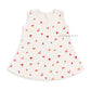 Cotton A-line frock 0-3M - pastel pink
