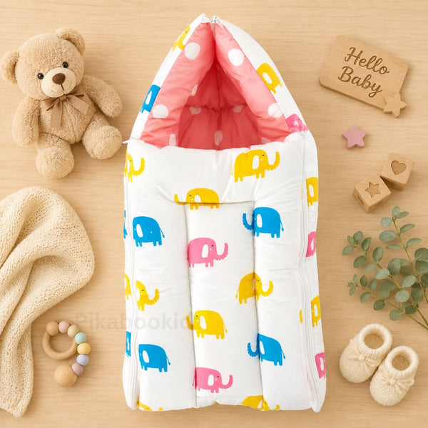 Cotton Carry Bed – Elephants