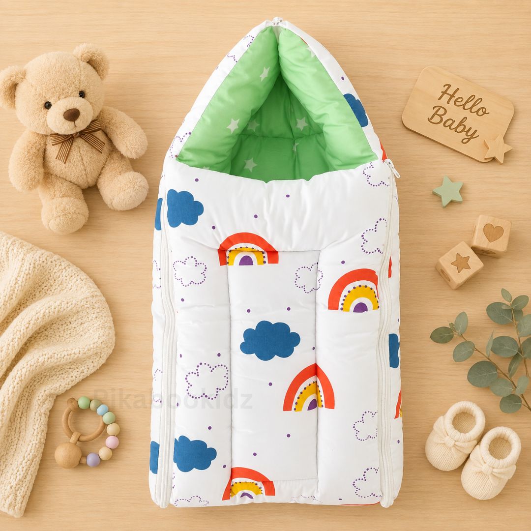 Cotton Carry Bed – Rainbows