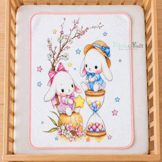 Muslin Cotton Waterproof Baby Dry Sheet - Friends