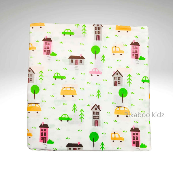Organic Cradle cloth –  Car Bus