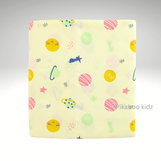 Organic Cradle cloth – Yellow Space