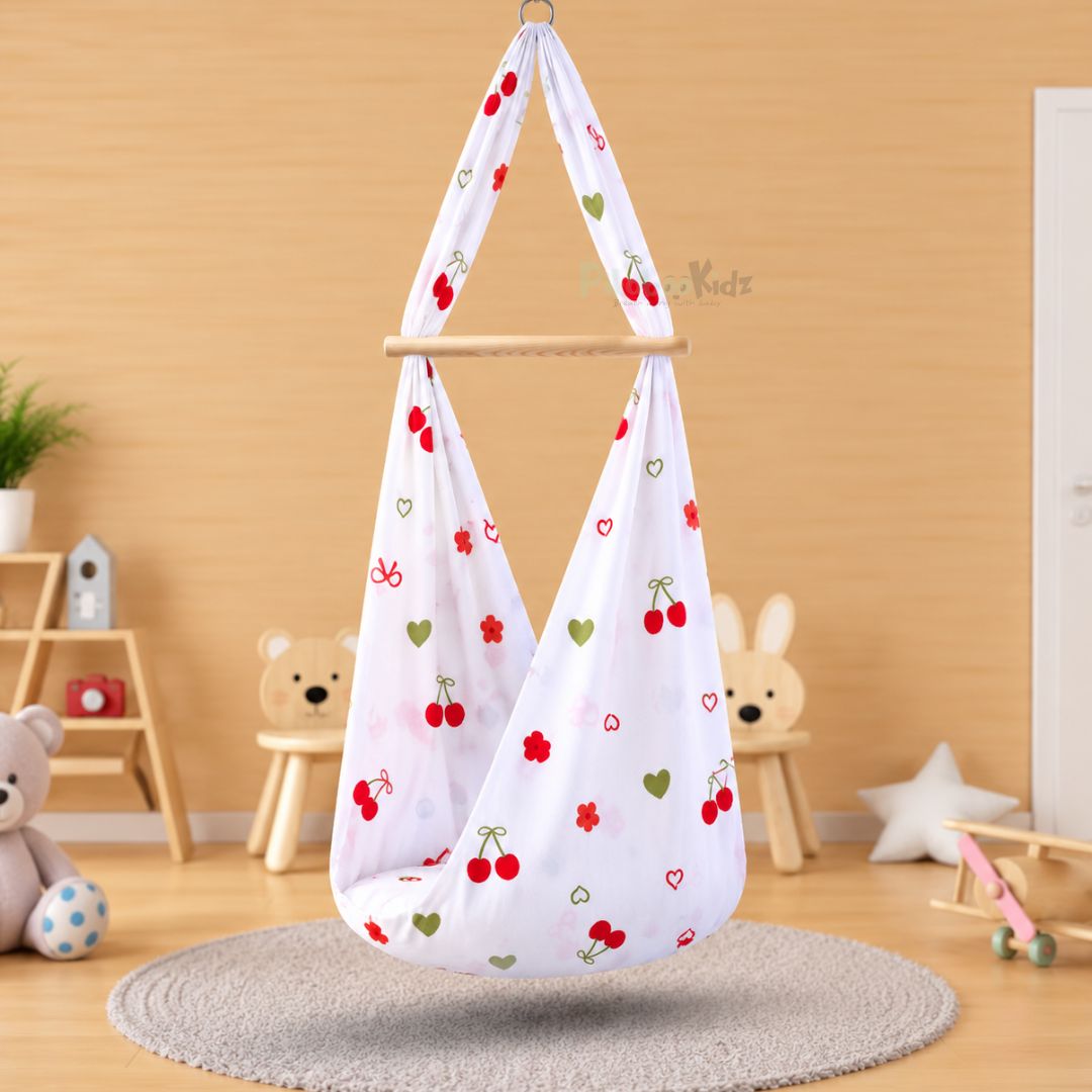 Cotton Cradle cloth –  Cherry