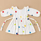 crinkle muslin fullsleeve frock - love