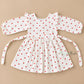 crinkle muslin fullsleeve frock - hearts