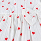 crinkle muslin fullsleeve frock - hearts