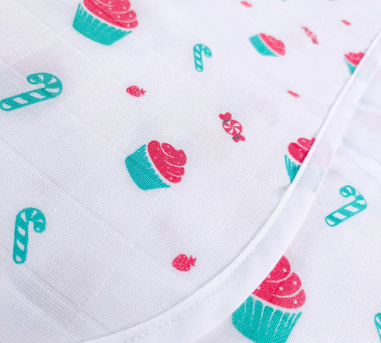 Muslin Hooded Towel – Cupcakes