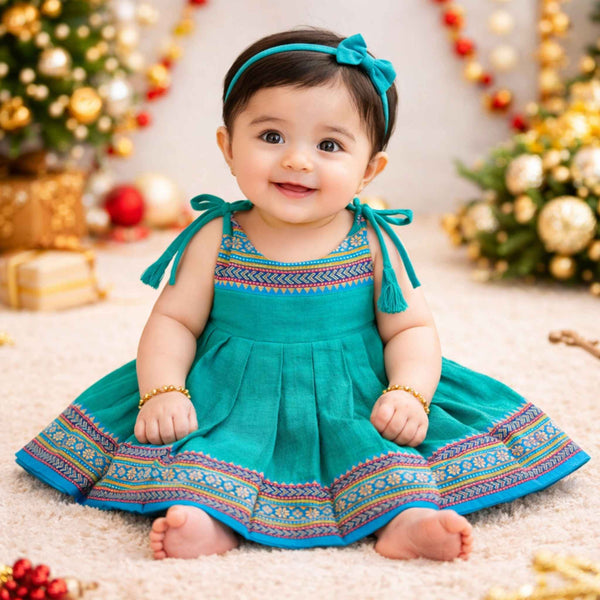 Ethnic frock 3-6M knot type