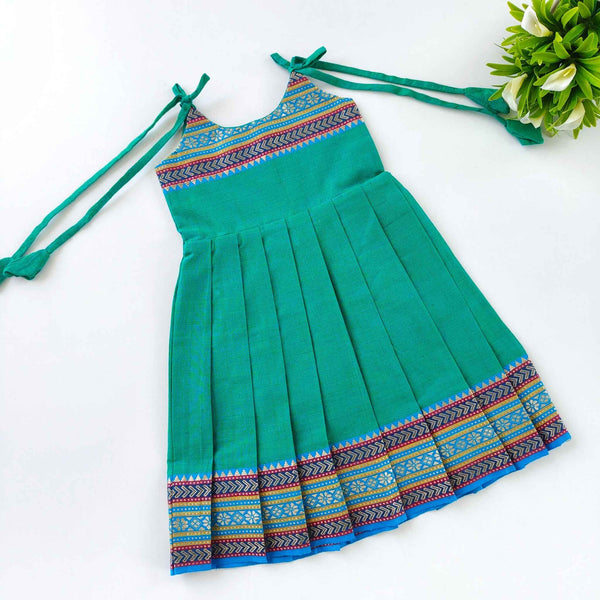 Ethnic frock 3-6M knot type - alt view