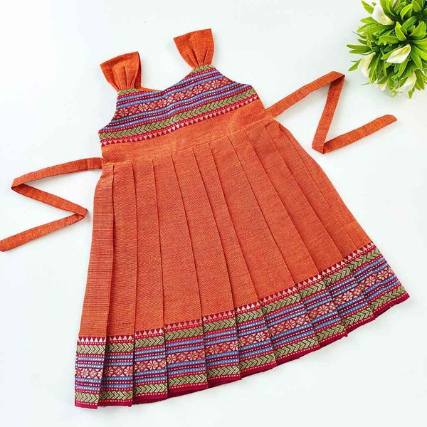 Ethnic frill frock 6-12M - alt view