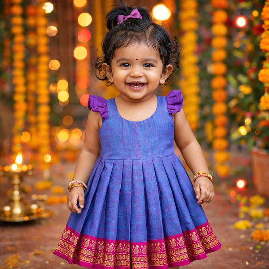 Ethnic frock - Blue