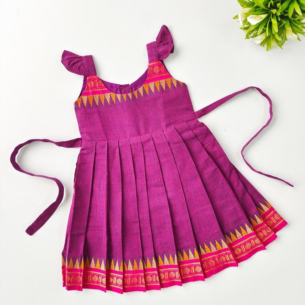 Ethnic frock - Burgundy