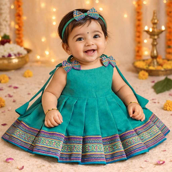 Ethnic frock 0-3M knot type