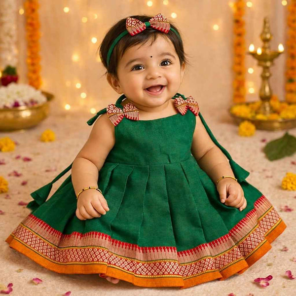 Ethnic frock 0-3M knot type