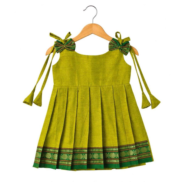 Ethnic frock 0-3M knot type - alt view