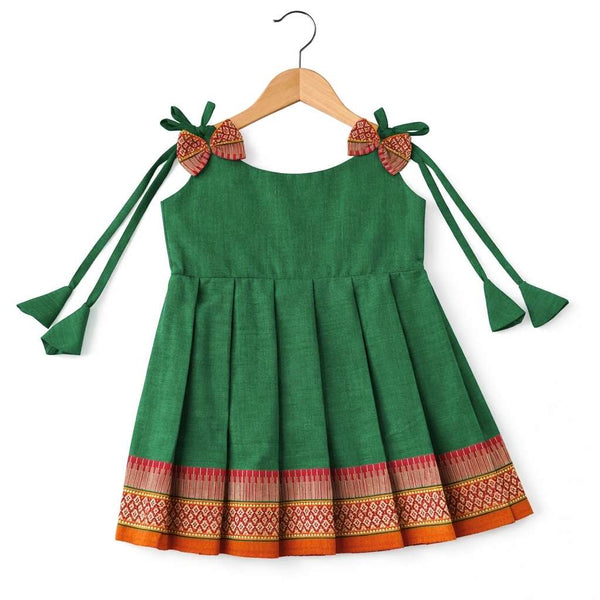 Ethnic frock 0-3M knot type - alt view