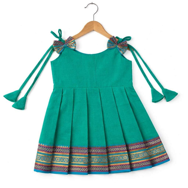 Ethnic frock 0-3M knot type - alt view