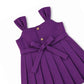 Ethnic Mangalgiri cotton Frock - Royal purple
