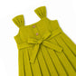 Ethnic Mangalgiri cotton Frock - Parrot Green