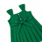 Ethnic Mangalgiri cotton Frock - Royal green
