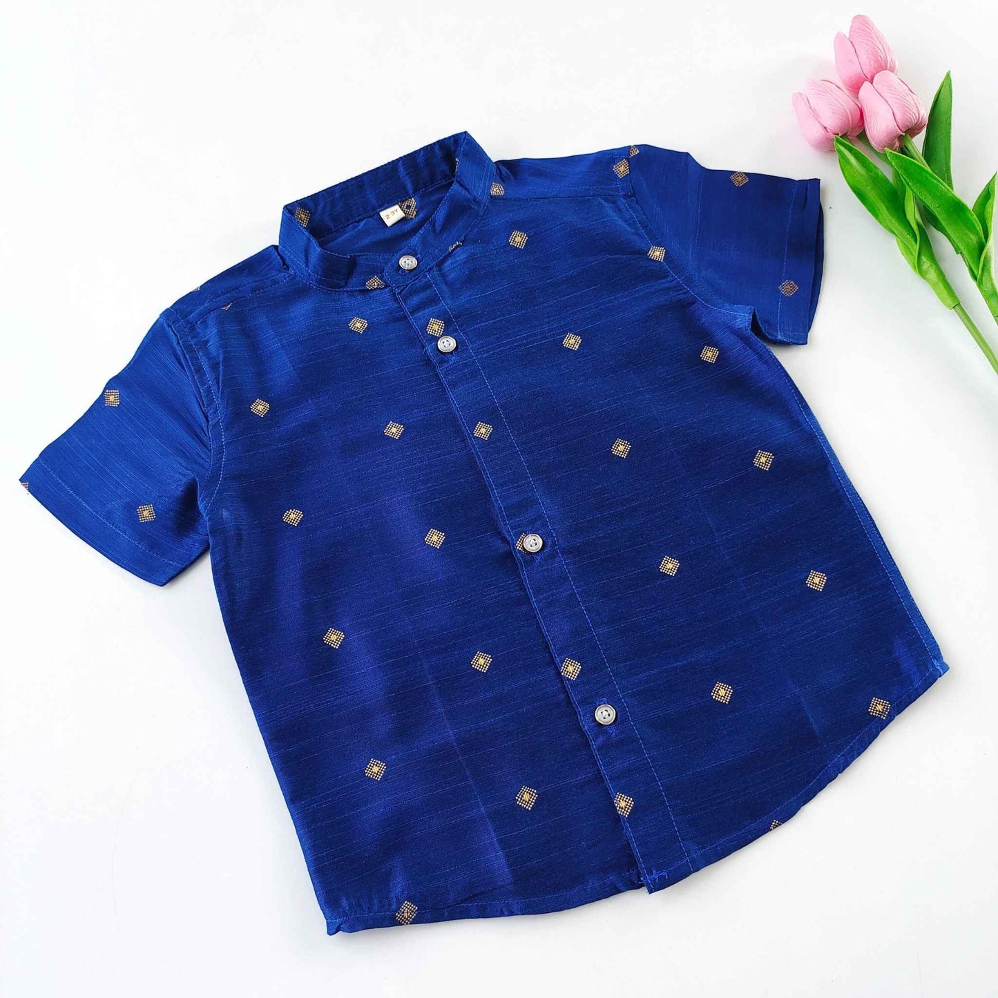Ethnic Shirts - Royal Blue